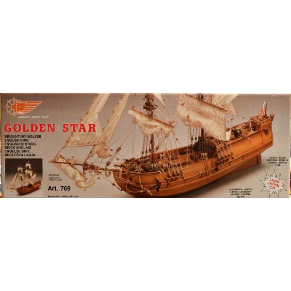 Golden Star Wooden Model Ship Kit - Mantua Models (769)