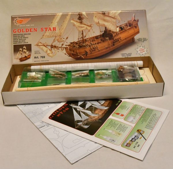 Golden Star Wooden Model Ship Kit - Mantua Models (769)