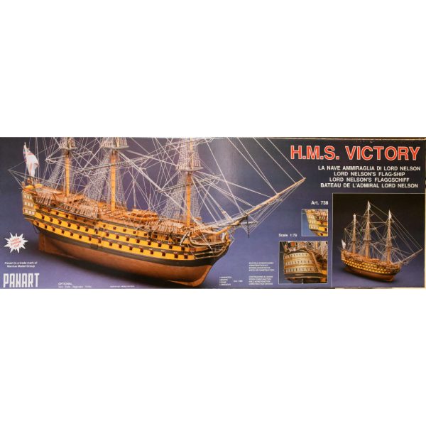 HMS Victory Model Ship Kit with Copper Hull - Panart (738)