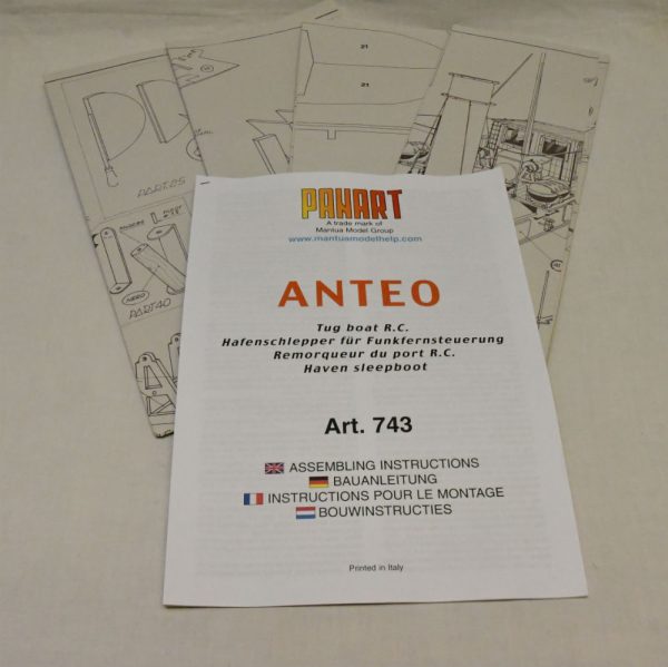 Anteo Model Boat Kit - Panart (743)