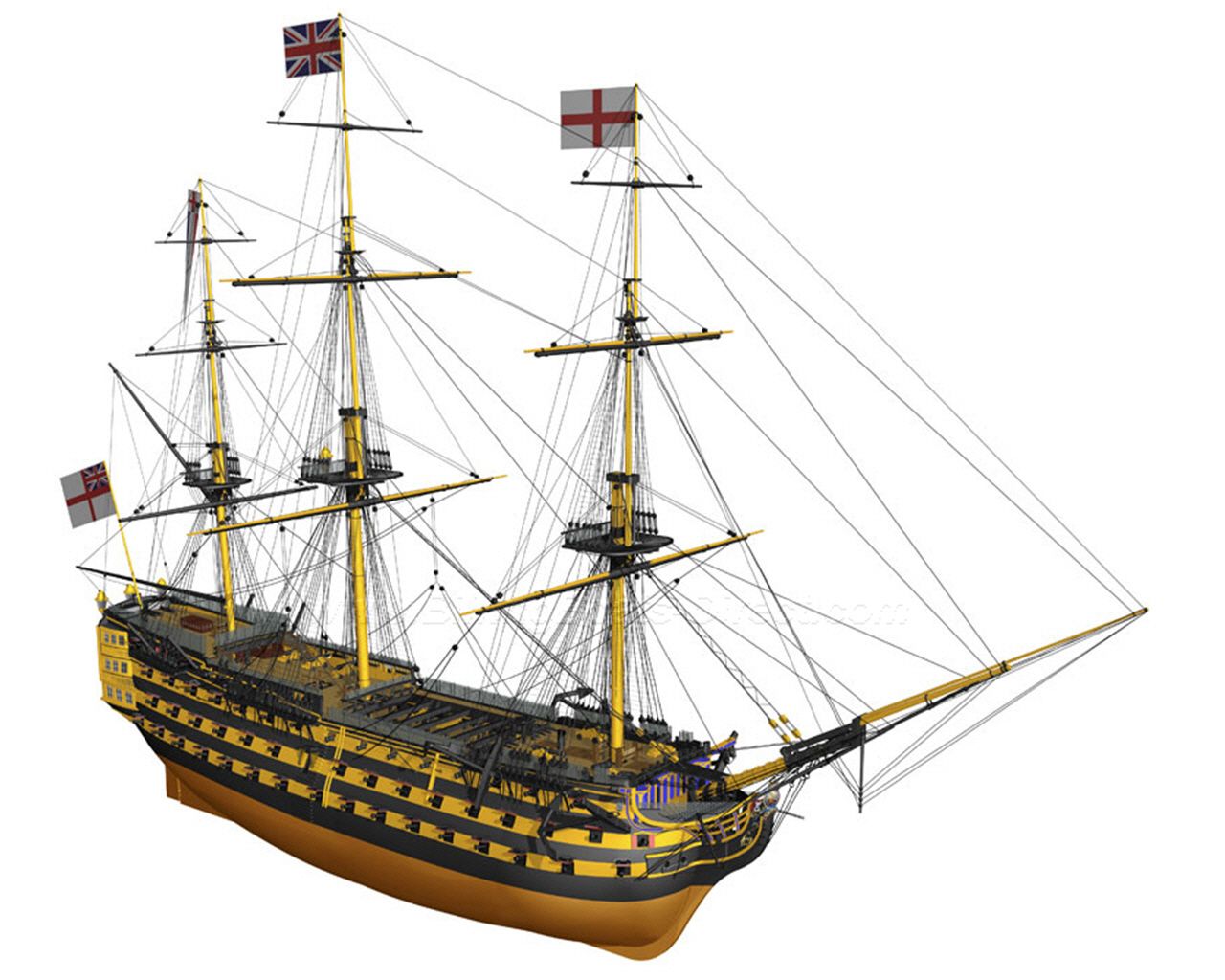 HMS Victory Model Ship Kit - Billing Boats (B498)