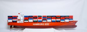 Hamburg Sud Container Ship Model