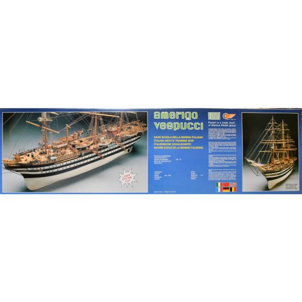 Amerigo Vespucci 1:84 Scale Boat Kit - Panart (741)