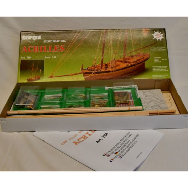 Achilles 1812 Pilot Cutter Ship Model Kit - Sergal (794)