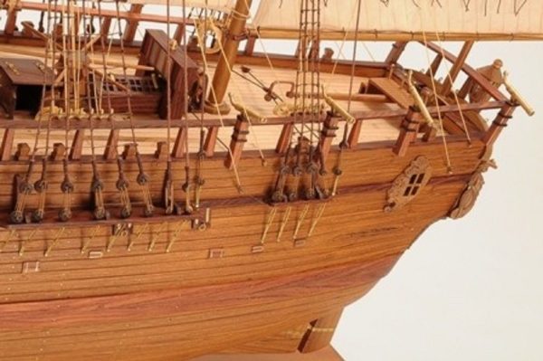 HMS Endeavour Open Hull Model Ship - PSM