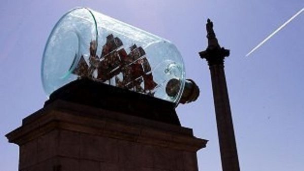 HMS Victory Bicentennial Model  in a Bottle