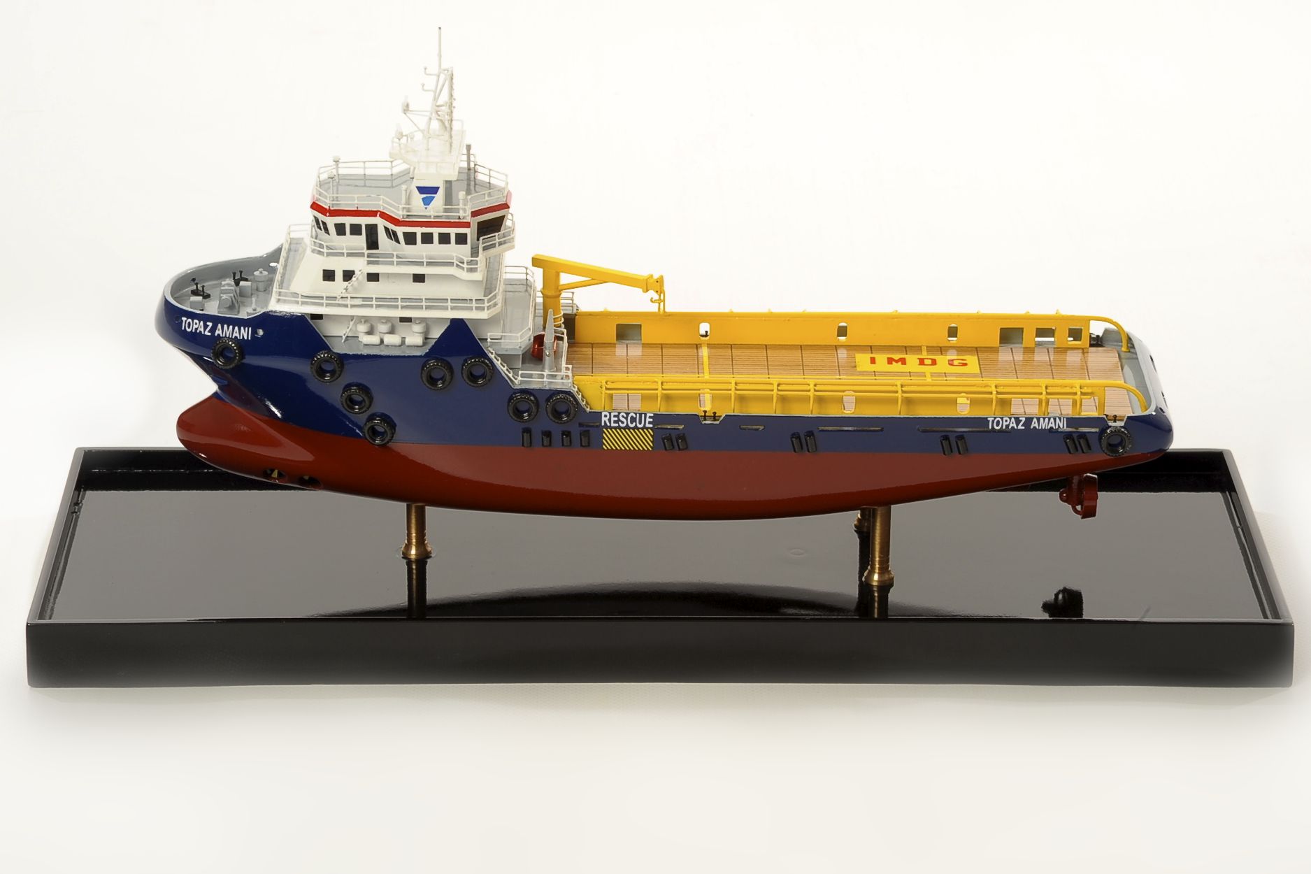 Topaz Marine Supply Vessel Model ship