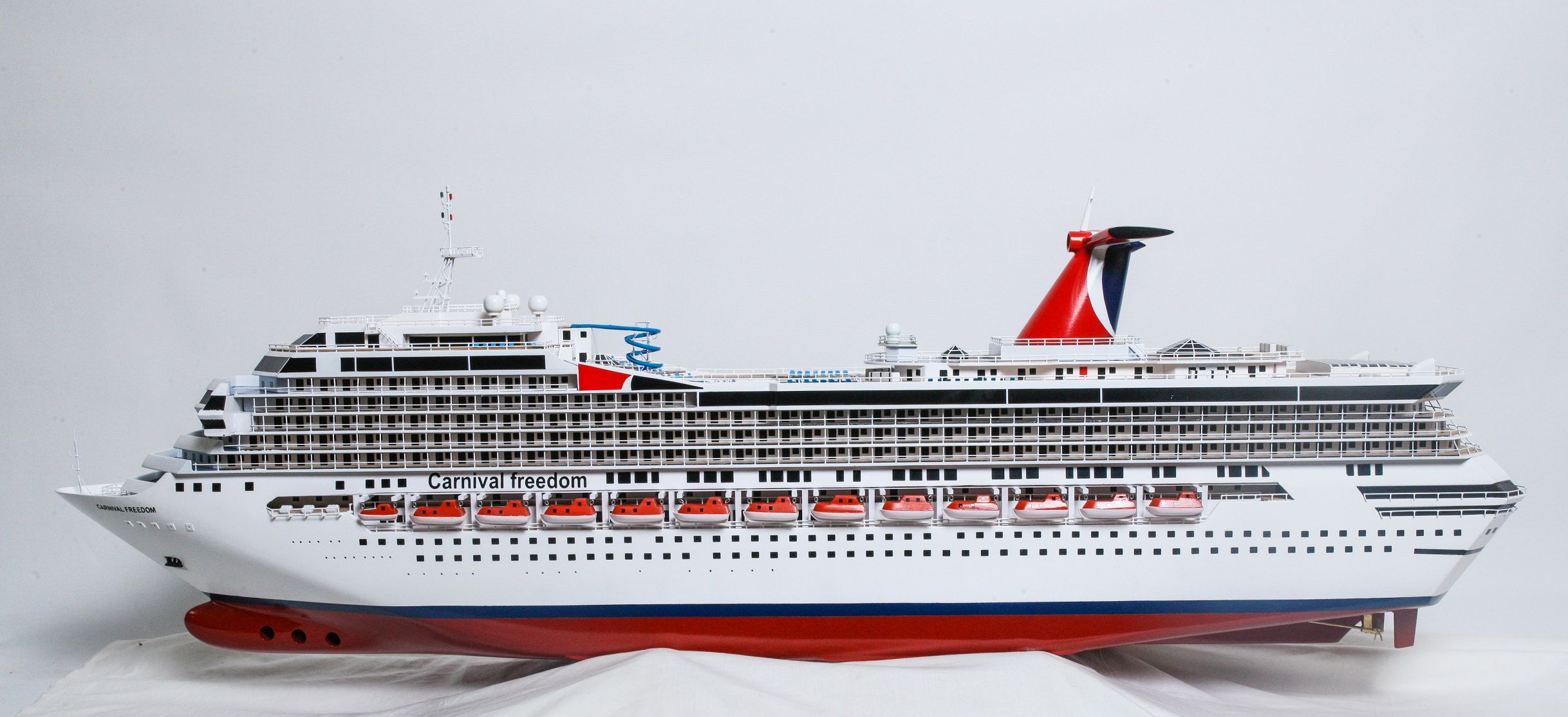 Carnival Freedom Cruise Vessel Model Boat