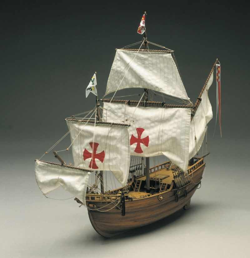 Pinta Caravel of Columbus Model Boat Kit - Mantua Models (755)