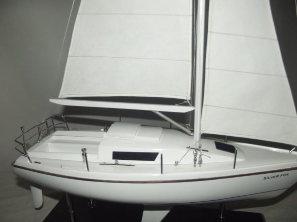 Silver Fox Laser 28 Sailing Boat