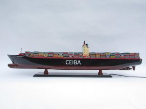 Custom Container Model Ship with Lights - GN