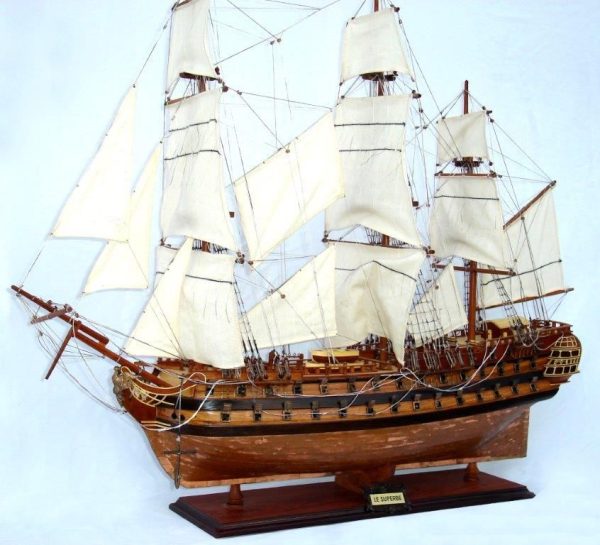 Le Superbe Ship Model with Copper Hull - GN