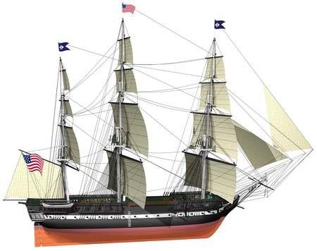 USS Constitution Model Ship Kit - Billing Boats (B508)