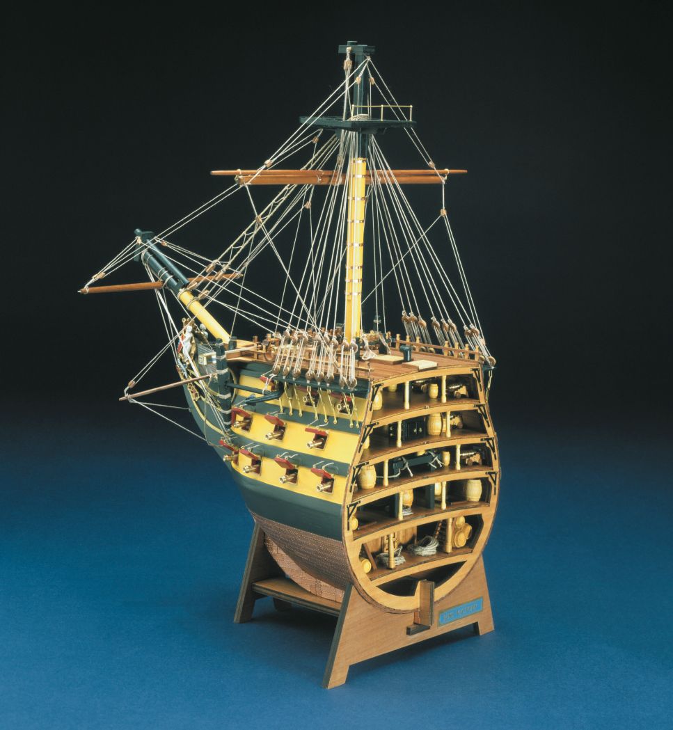 HMS Victory Cross (Bow) Section Ship Model Kit - Panart (746)