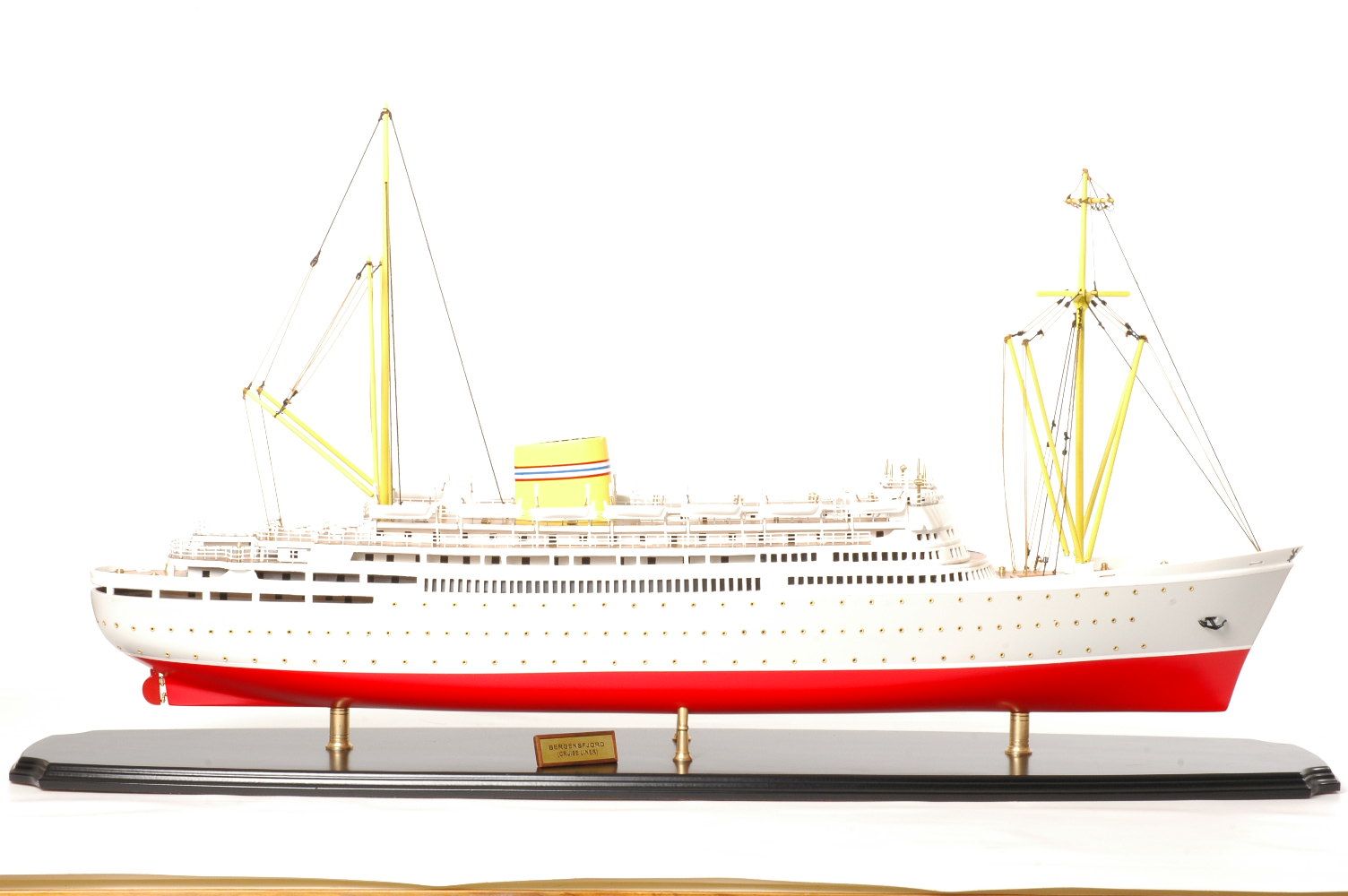 Bergensfjord model ship