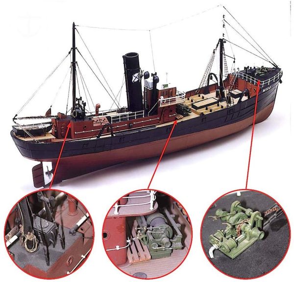 Milford Star Side Trawler Model Boat Kit - Caldercraft (7019)