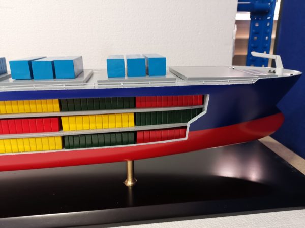 Open Hull Container Ship