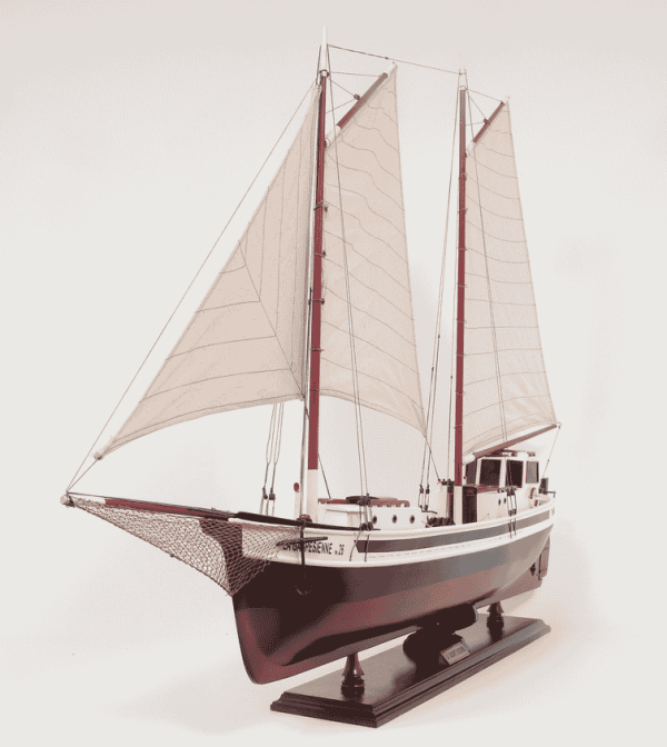 La Gaspésienne Painted Model Ship - OMH (Y110)