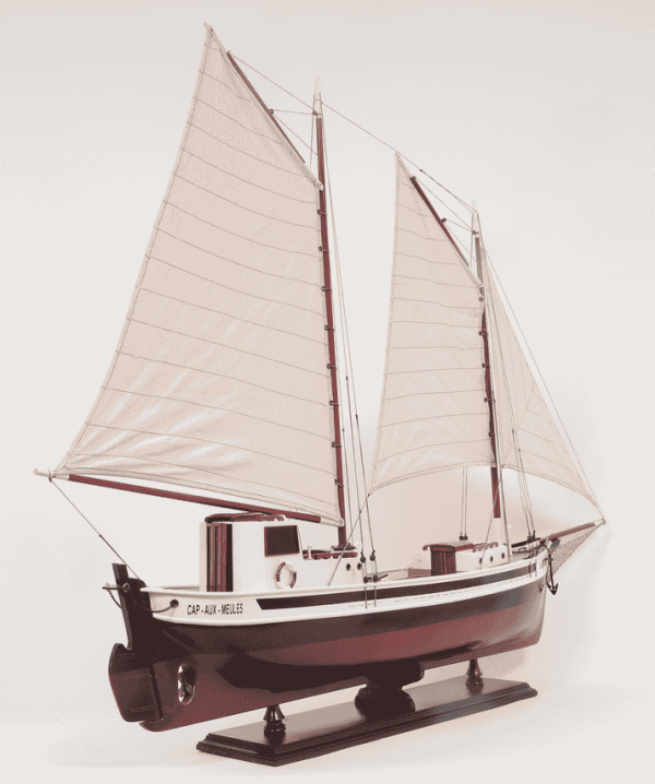 La Gaspésienne Painted Model Ship - OMH (Y110)