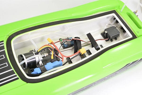 Atomic SR85 Brushless Boat (No Batt) Green ARTR - Volantex (V798-3)