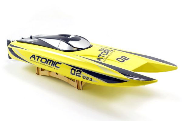 Racent Atomic 70CM Brushless Racing Boat ARTR Yellow - Volantex (V792-4Y)