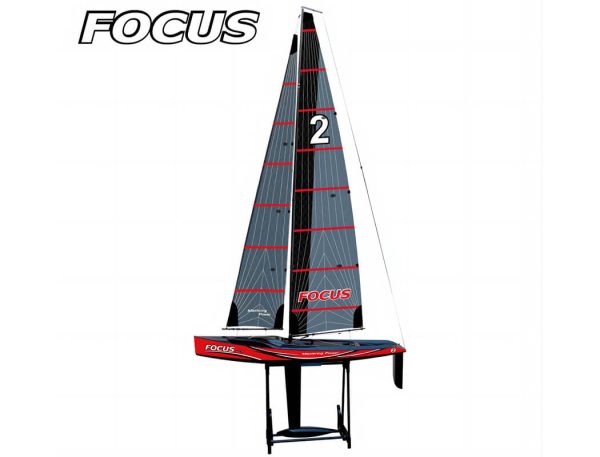 Focus V3 One Metre Sailboat RTR Red - Joysway (JY8812V3)